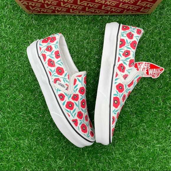 Vans Classic Slip On Flowers True White - Picture 4 of 7
